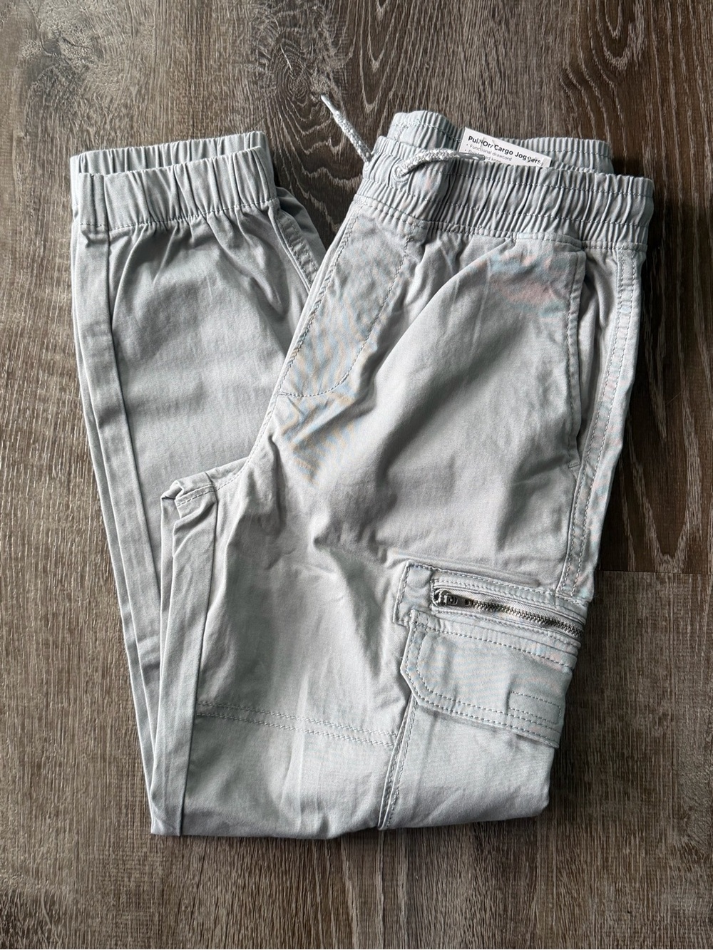 NWT Sonoma Boys Cargo Joggers Gray M 10/12
